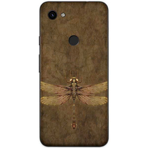 Brigid Ashwood Steampunk & Gear Dragonfly Google Pixel 3a XL Skin